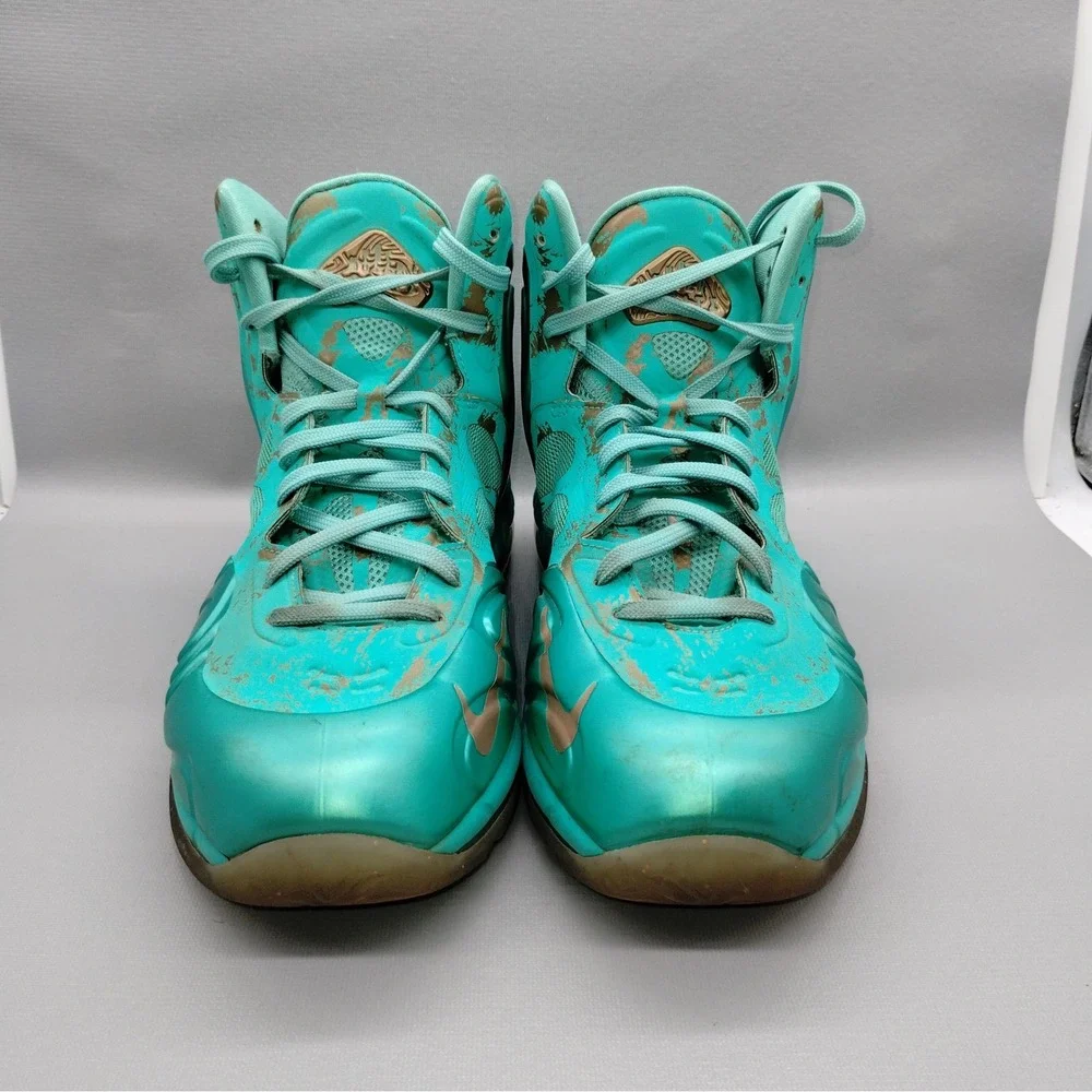 Nike Air Max Hyperposite Statue of Liberty New Green Copper 524862-301 Mens 11